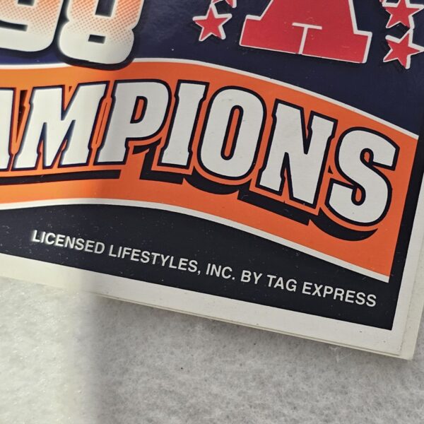 Denver Broncos NFL 1990 AFC & 1999 Super Bowl XXXIII Champions Bumper Stickers - Image 3