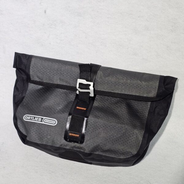 Ortlieb Waterproof Handlebar Bag Black Made in Germany Durable Bicycle Storage - Image 7