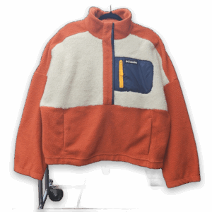 Columbia Lodge Sherpa Pullover Fleece Burnt Siena/Chalk Women's XXL