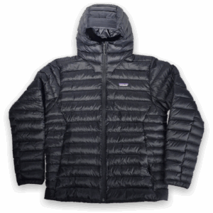 Patagonia Men's Down Sweater Hoody Black Large Lightweight Insulated Jacket