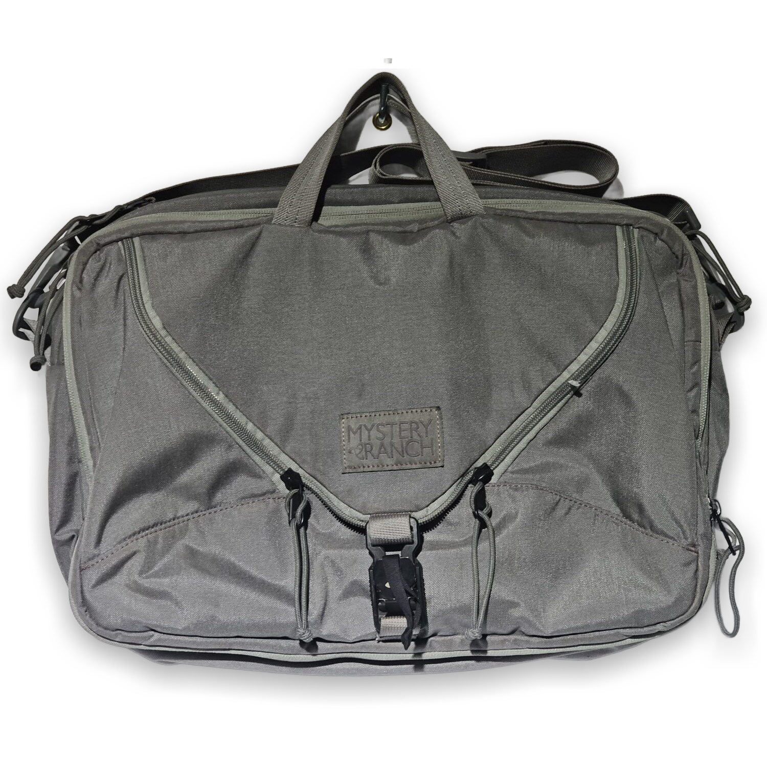 Mystery Ranch 3 Way Expandable Briefcase Tactical Bag Gray