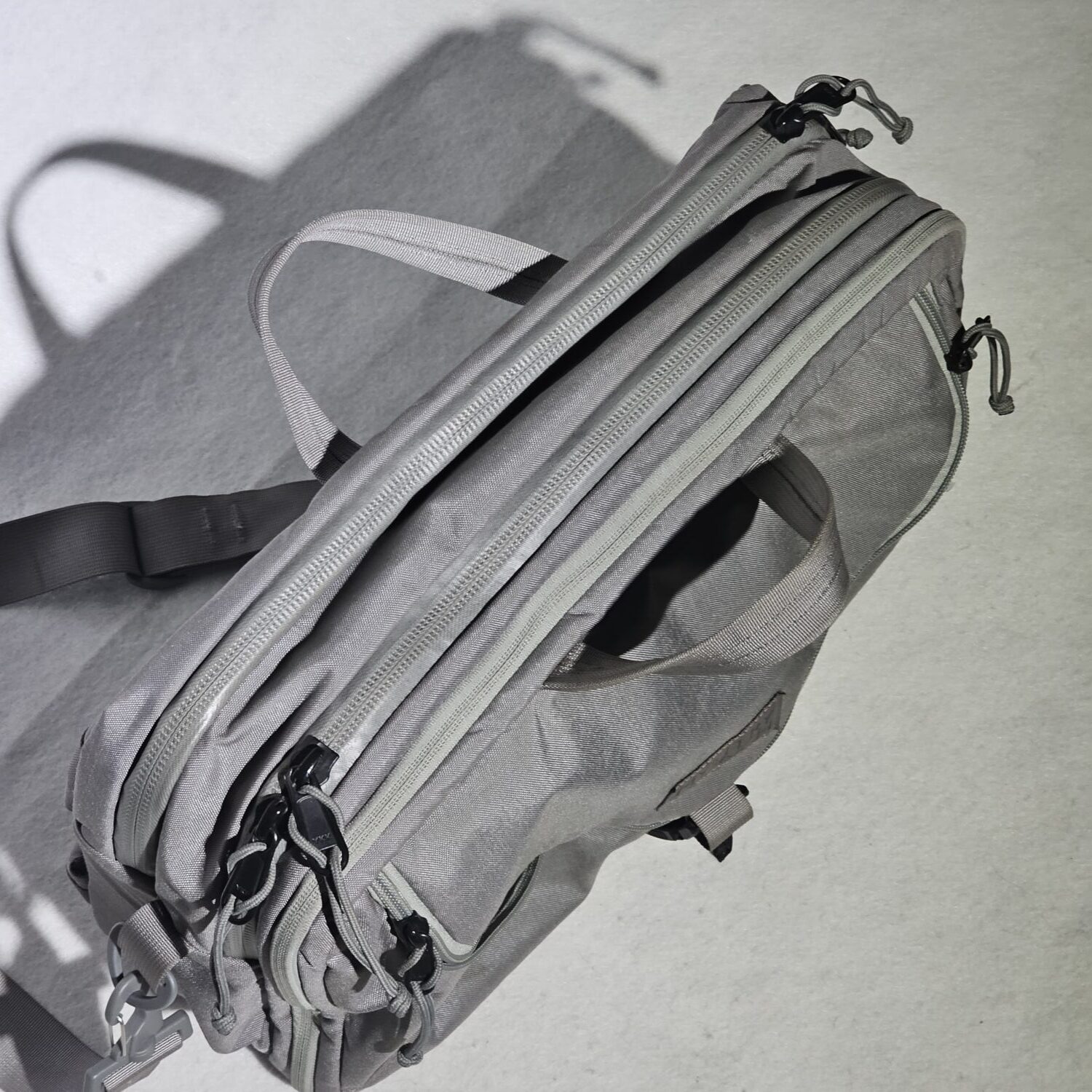 Mystery Ranch 3 Way Expandable Briefcase Tactical Bag Gray - Image 6