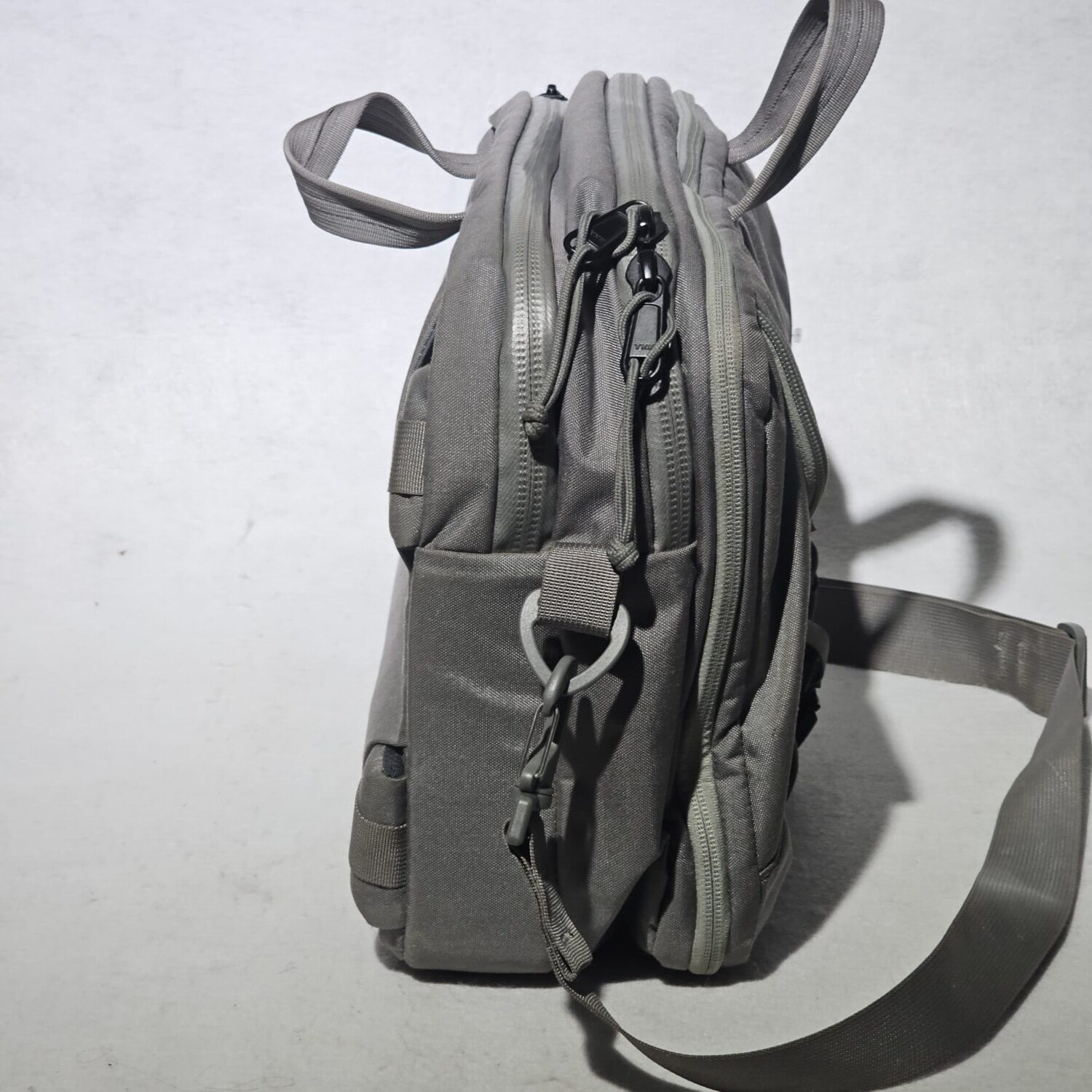 Mystery Ranch 3 Way Expandable Briefcase Tactical Bag Gray - Image 11