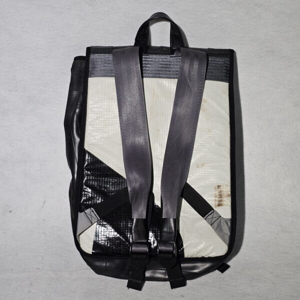 Alchemy Goods Madison Black Recycled Inner Tube Backpack Laptop Sleeve - Image 7