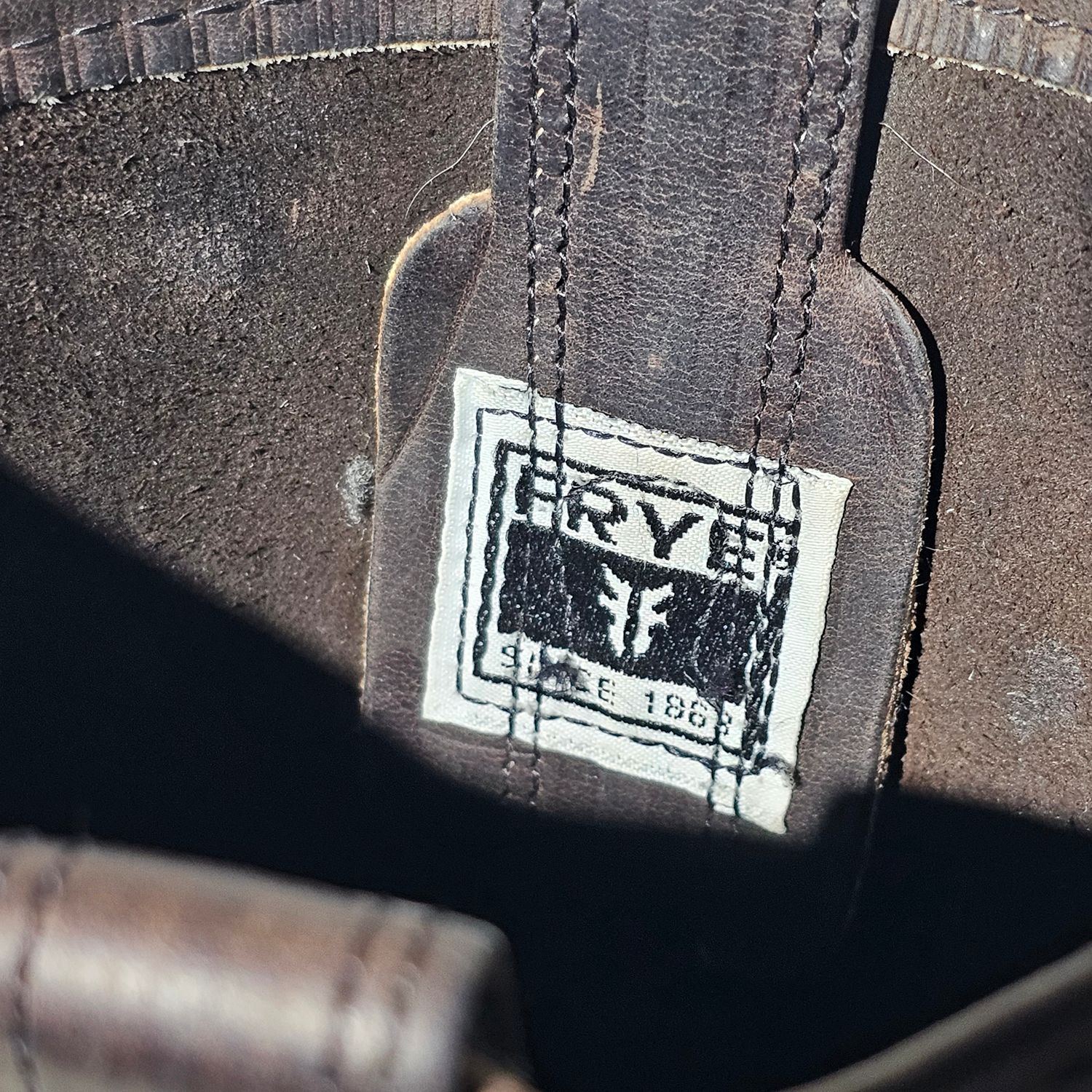Frye 87400 Conway Men's Brown Leather Harness Western Ankle Boots 9.5 W - Image 16