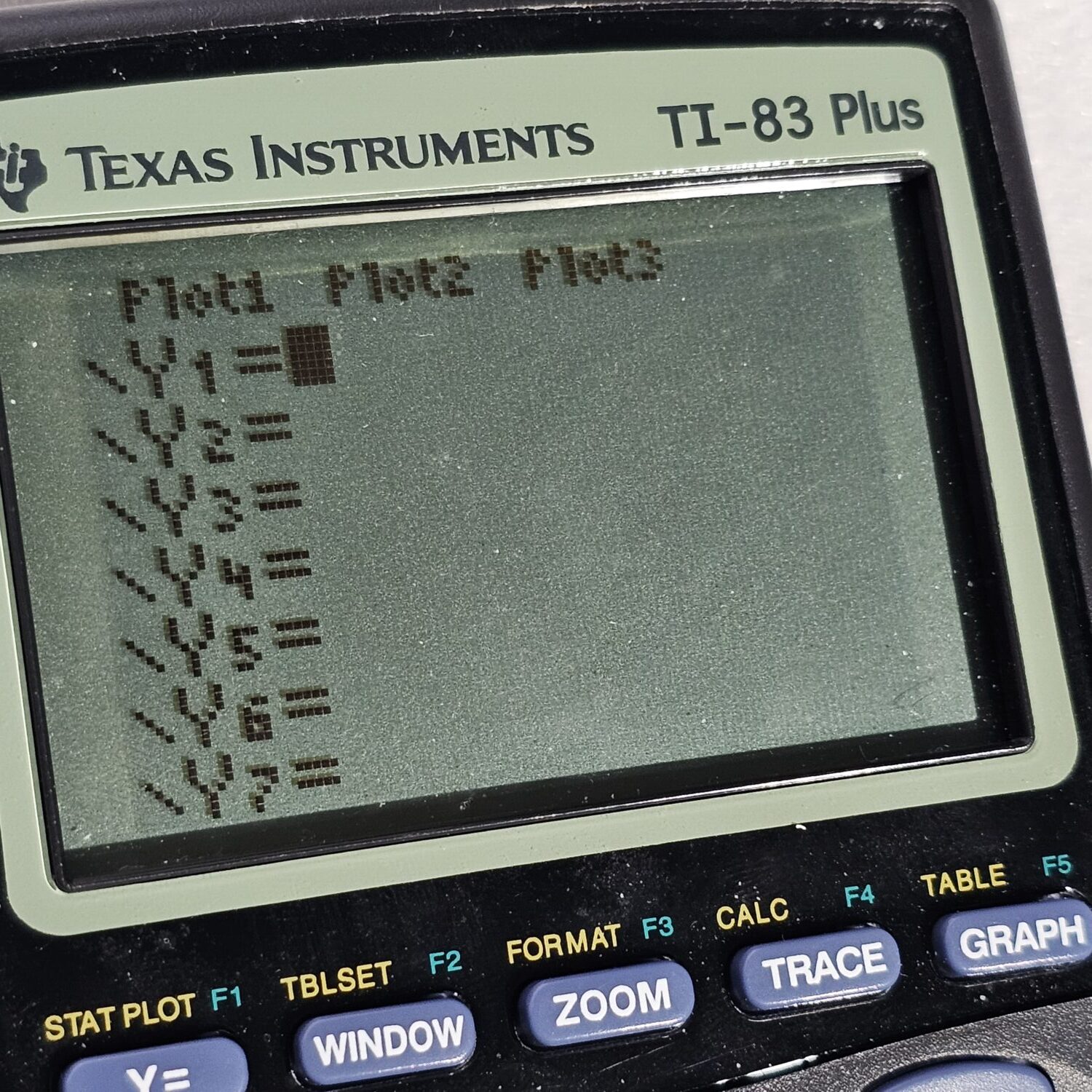Texas Instruments TI-83 Plus Graphing Calculator with Battery Cover - Image 5