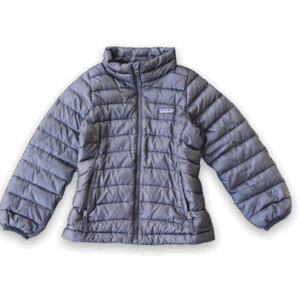 Patagonia Kids XS 5-6 Puffer Jacket Black Lightweight Warm Coat
