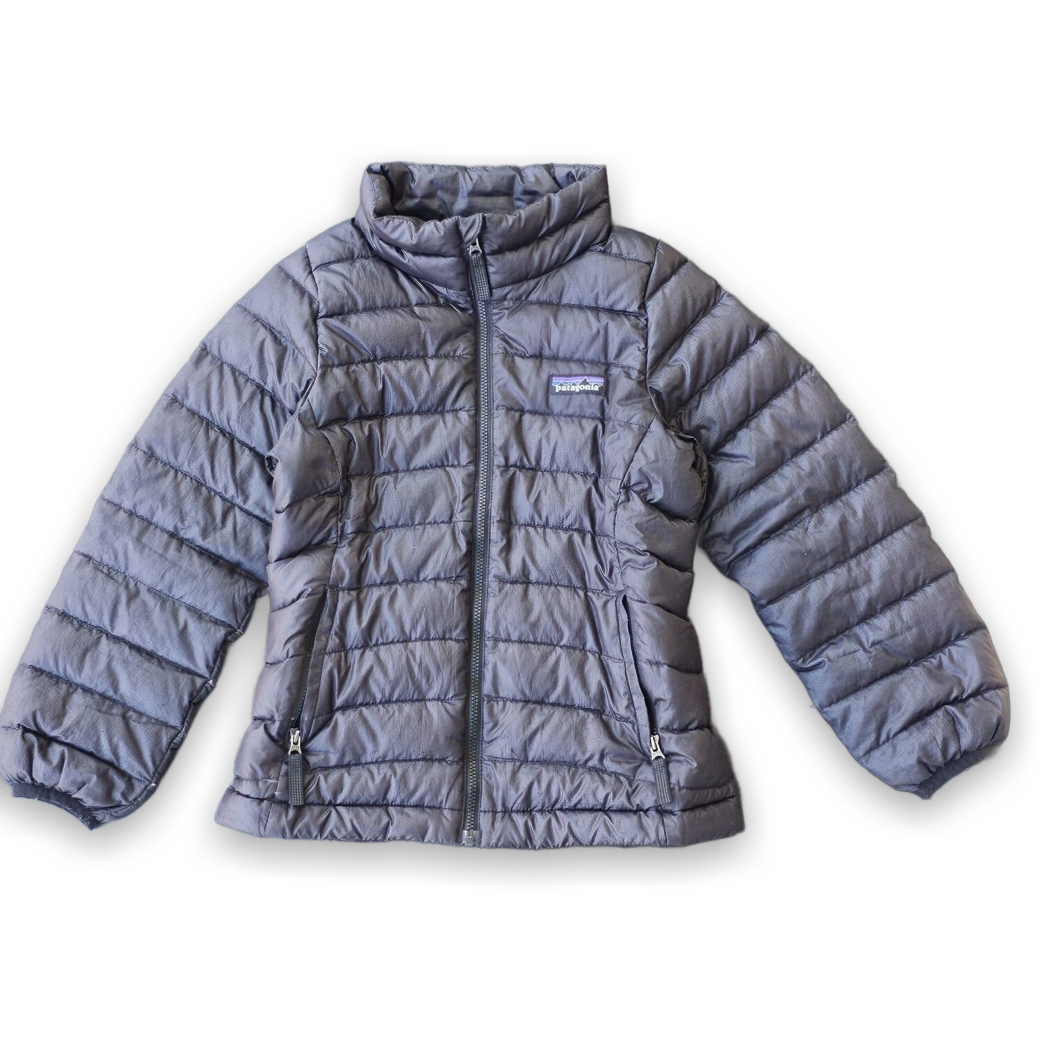 Patagonia Kids XS 5-6 Puffer Jacket Black Lightweight Warm Coat