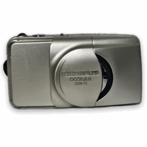 Olympus Stylus Zoom 115 35mm Point & Shoot Film Camera Silver