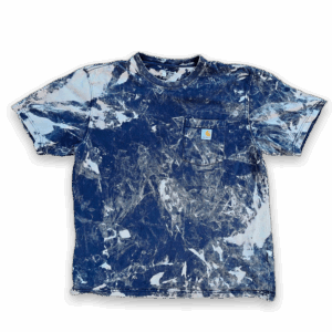 Carhartt Men's Large Loose Fit Tie-Dye Bleach Effect Pocket T-Shirt
