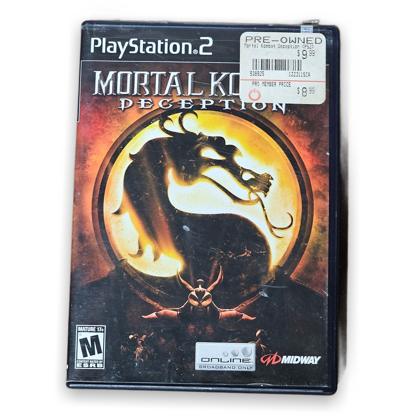 Mortal Kombat Deception PS2 Complete CIB Midway