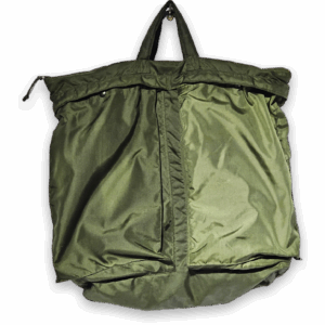 Vintage Military Flyer Helmet Bag Wesley & Pine Nylon Olive Green