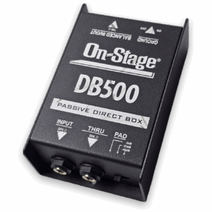 On-Stage DB500 Passive Direct Box with PAD & Ground Switch