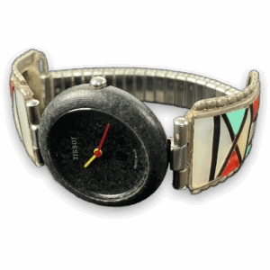 Tissot Rockwatch P150 Swiss Quartz Watch Inlay Band Vintage