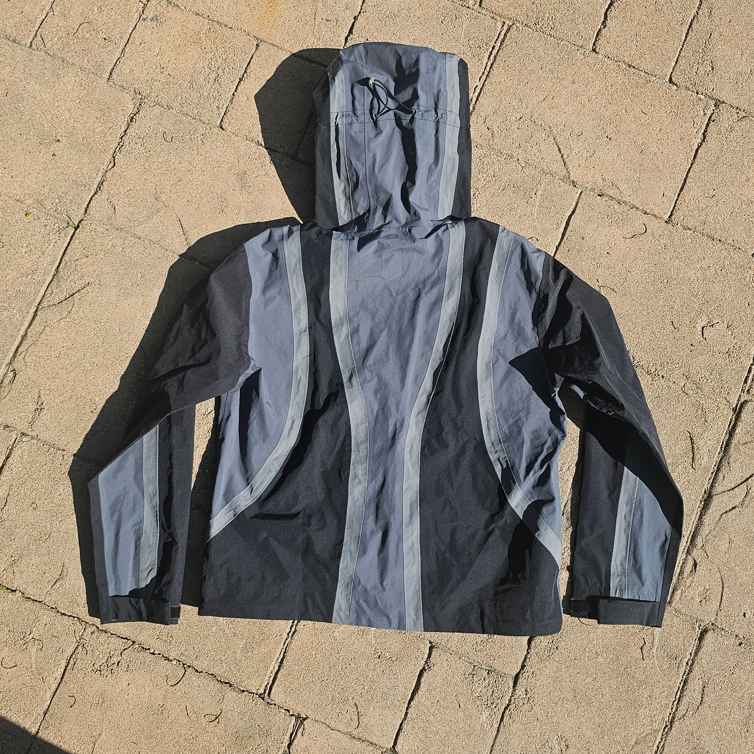 Mutimer Flow Waterproof Jacket Black Gray Size L Hooded - Image 2