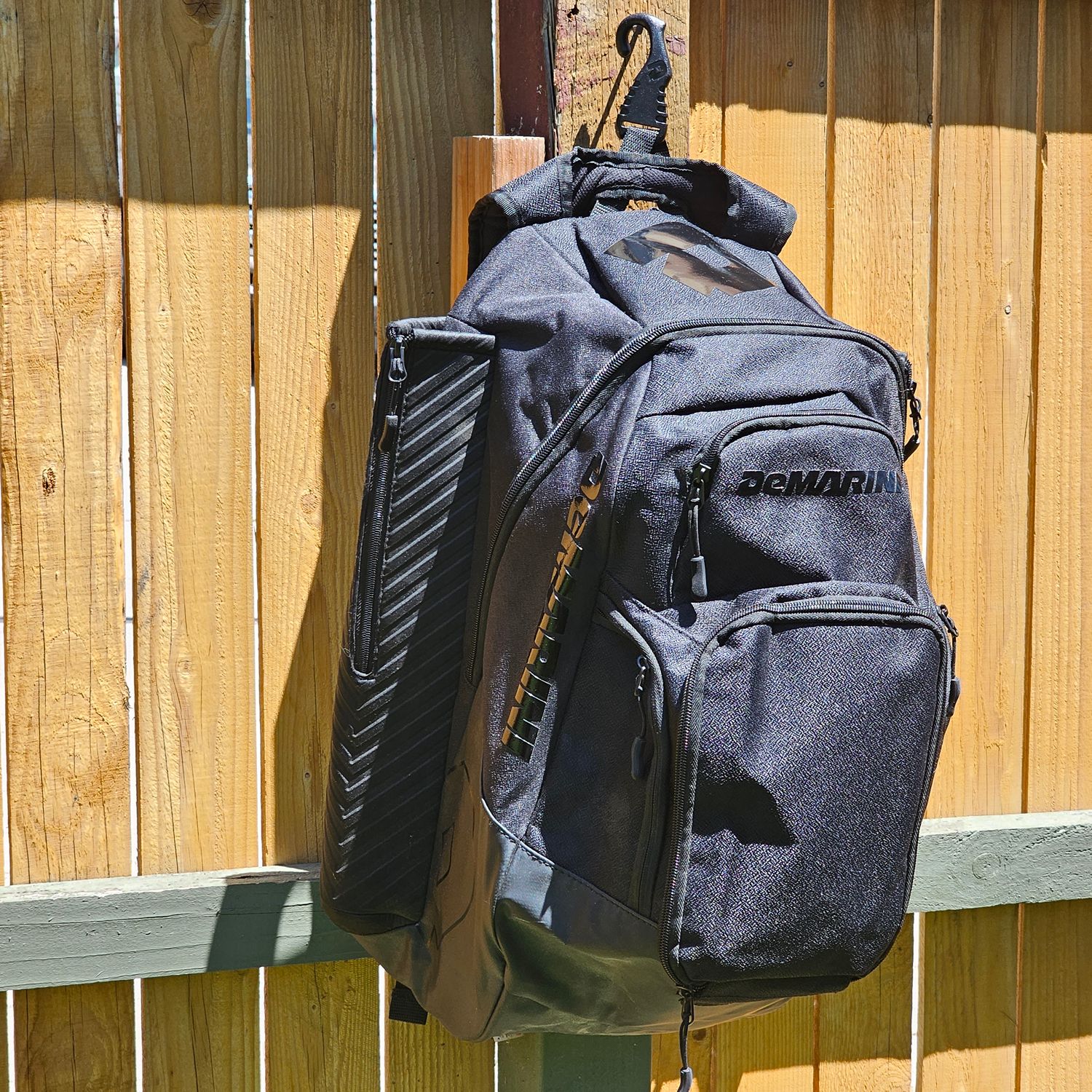 DeMarini Black Baseball Bat Backpack Equipment Bag - Image 2