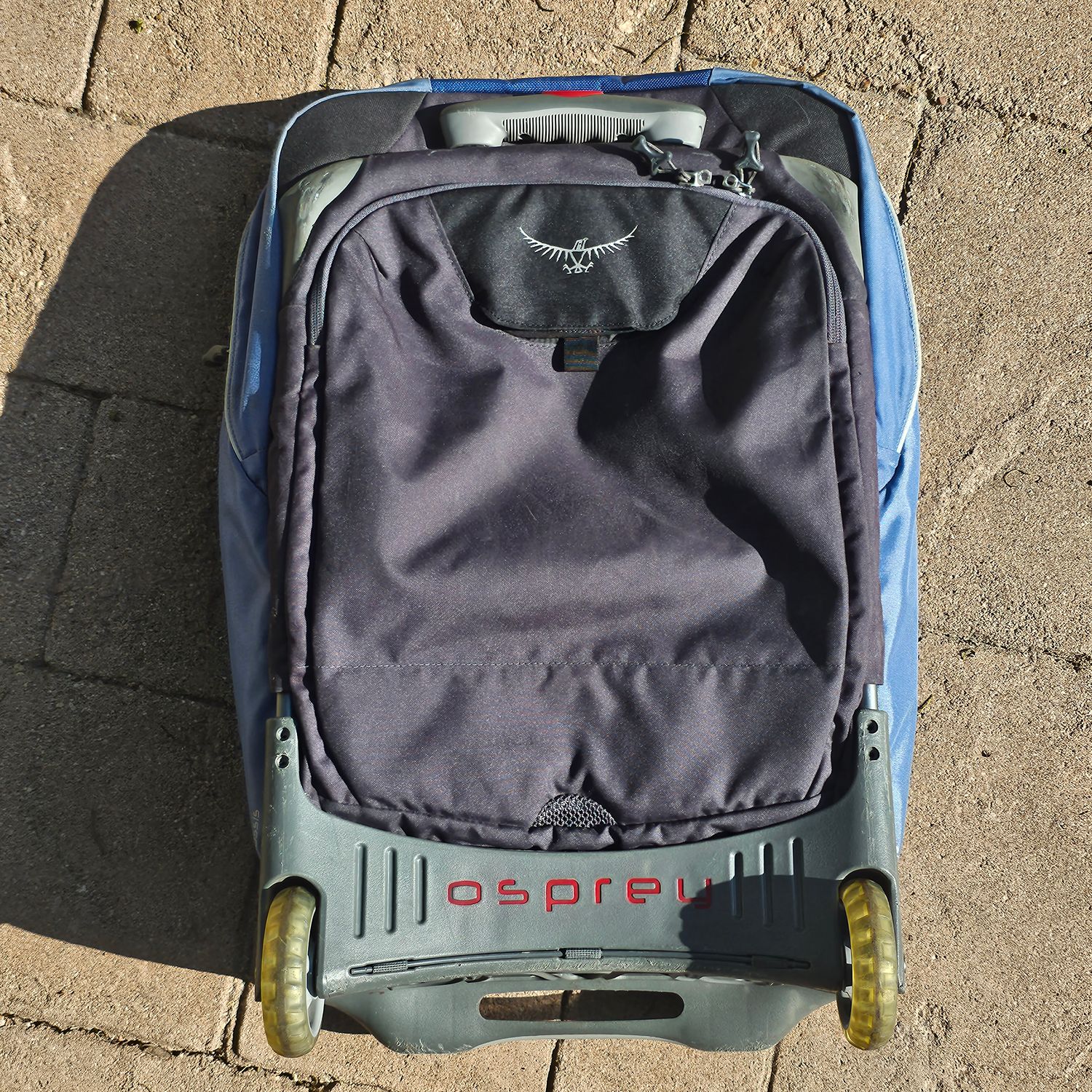 Osprey Slipstream Blue Rolling Travel Luggage Bag with Wheels - Image 3