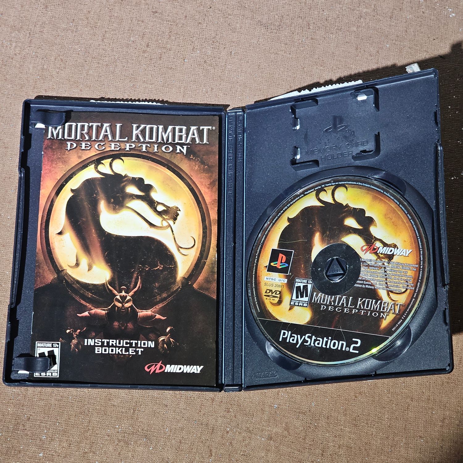 Mortal Kombat Deception PS2 Complete CIB Midway - Image 3