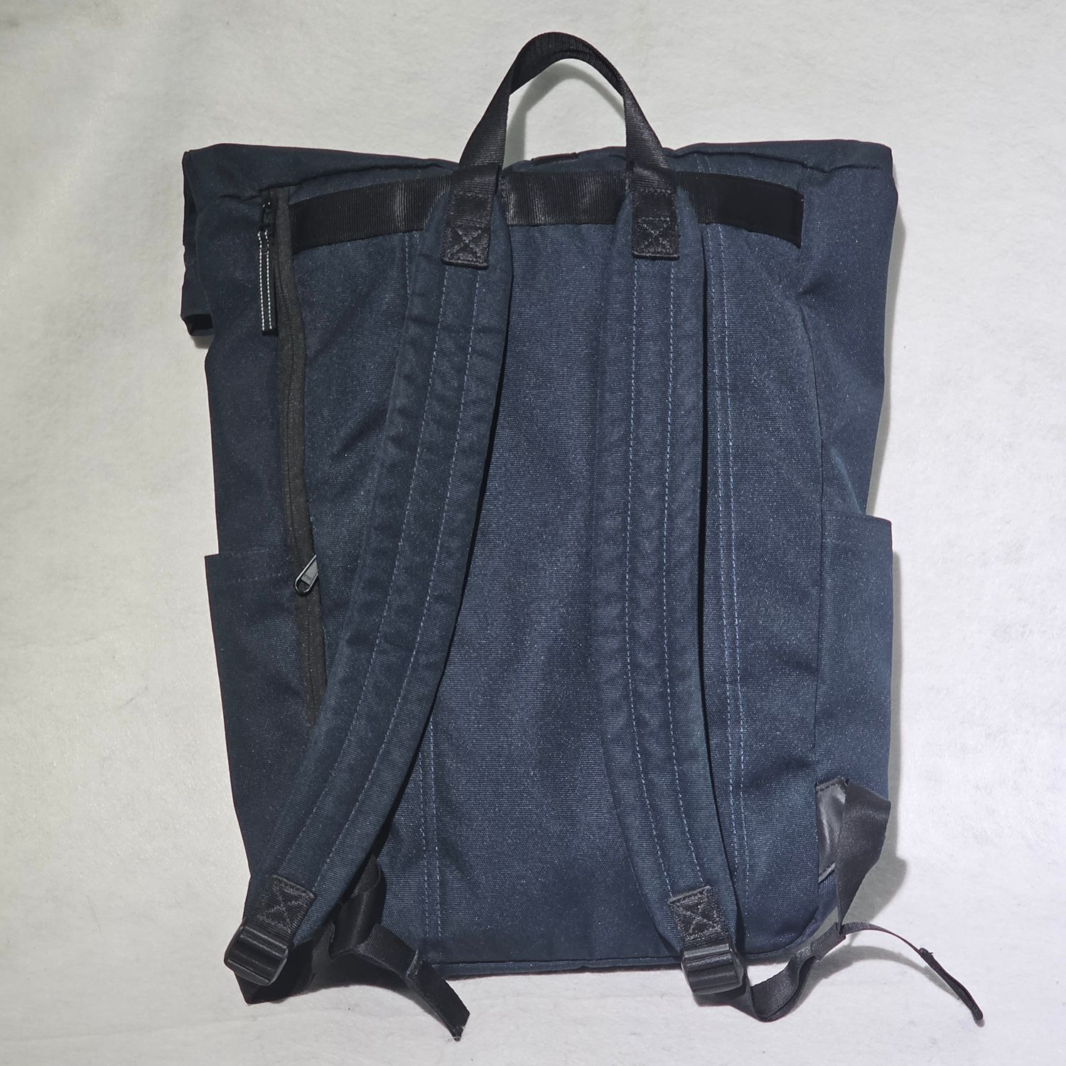 Timbuk2 Upwork Roll-Top Backpack Navy Blue Laptop Bag - Image 3