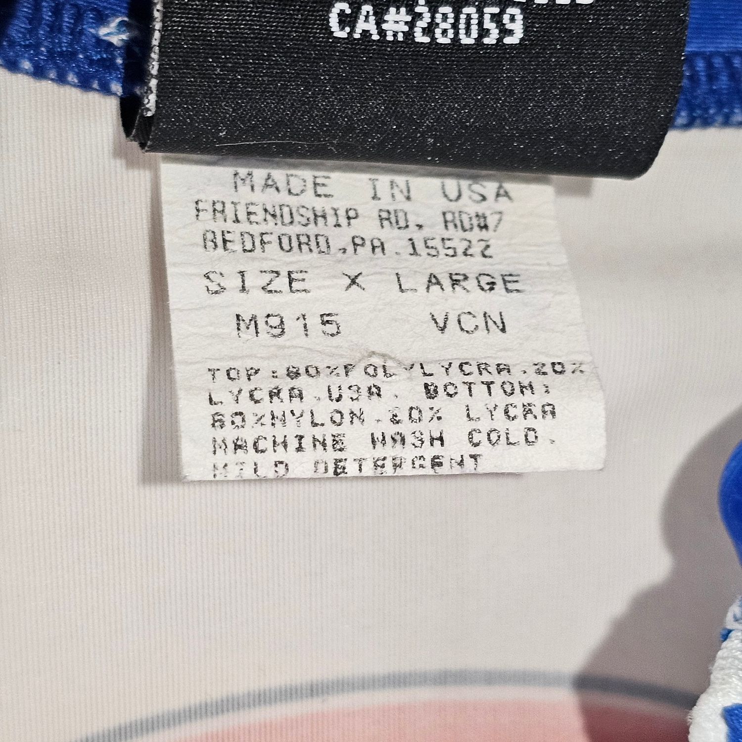 Volvo Cannondale Team Cycling Skinsuit XL Briko Mavic Vintage USA - Image 3