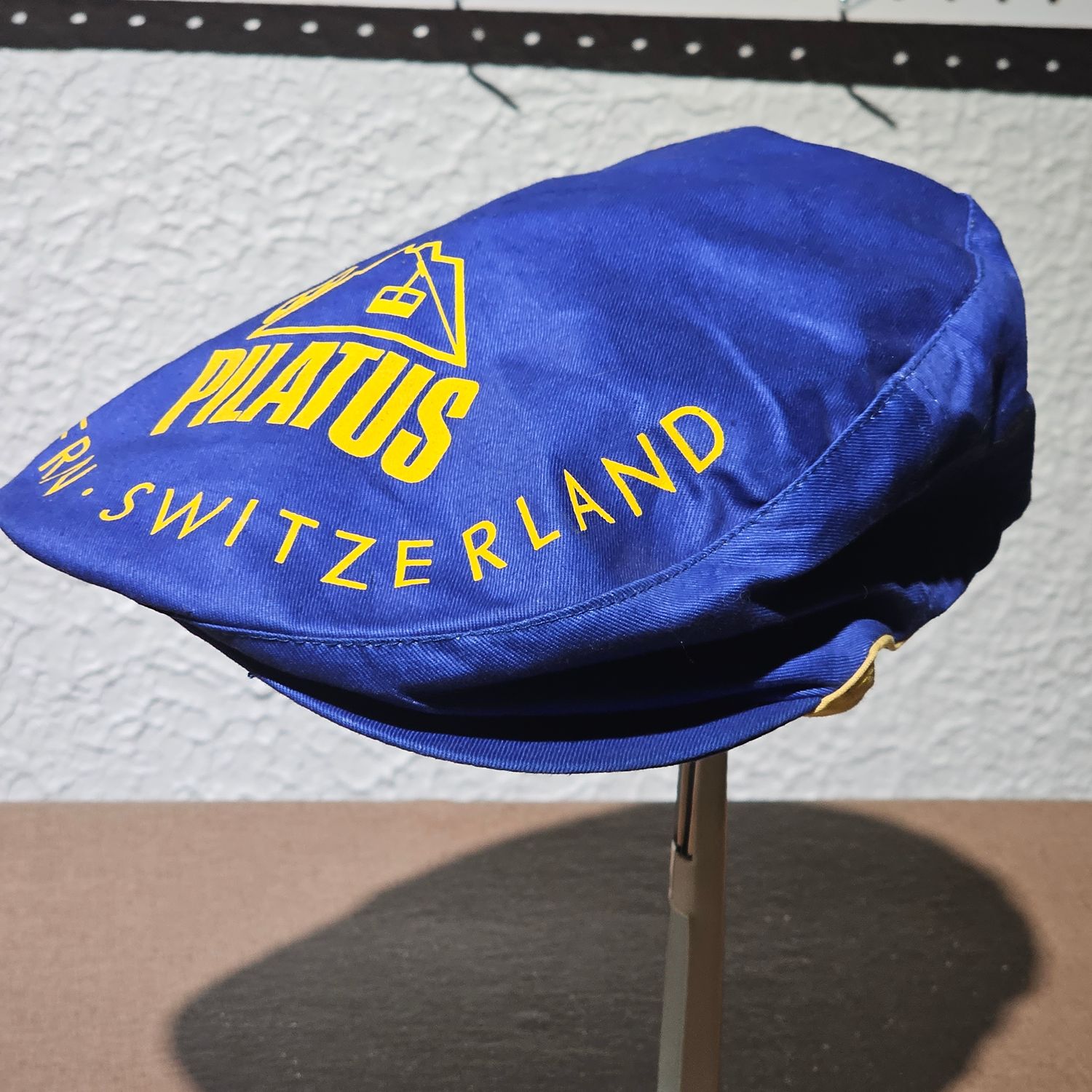 Pilatus Luzern Switzerland Eberli Cap Blue Flat Hat - Image 4