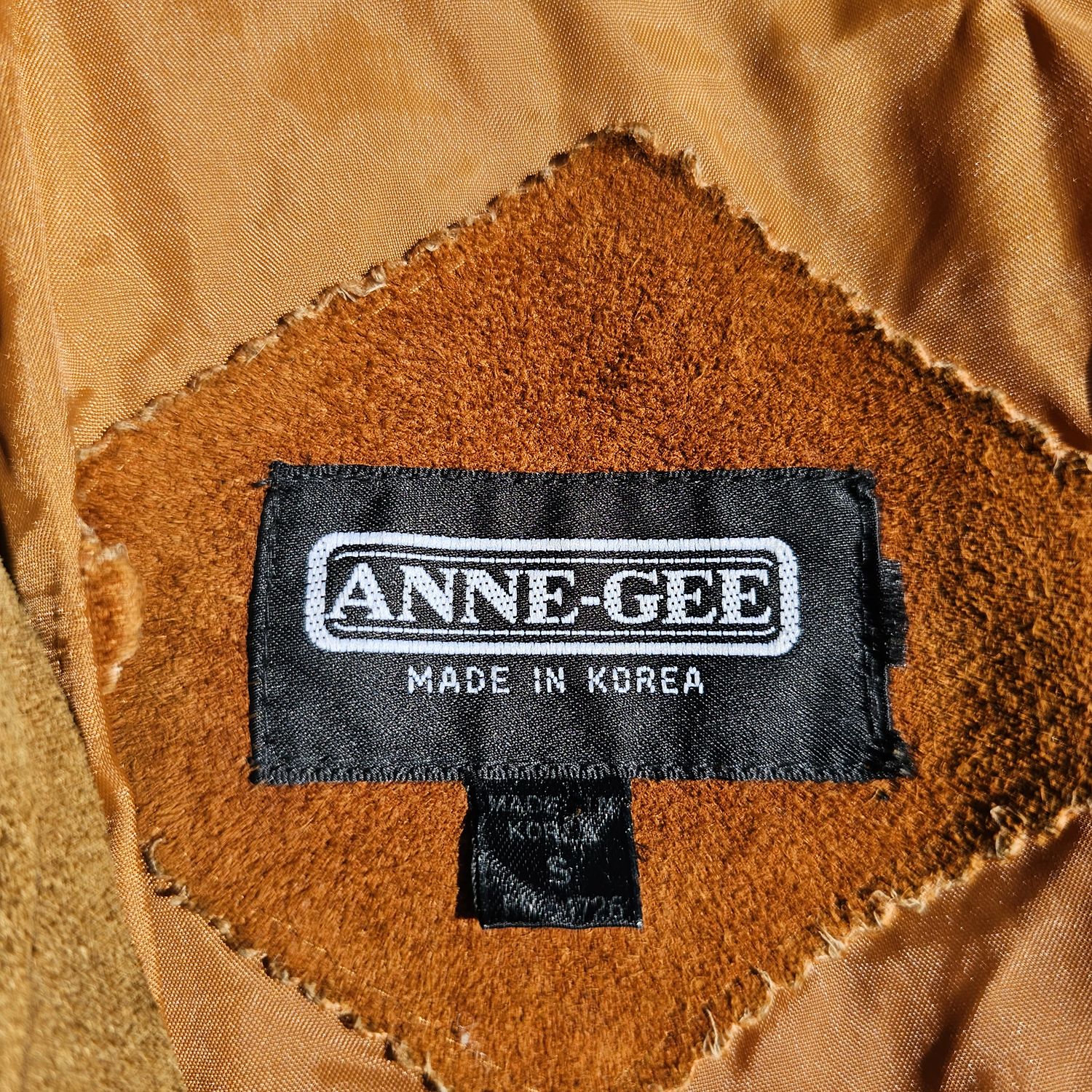 Anne Gee Vintage Brown Suede Leather Fringe Western Jacket Women's Small - Image 5
