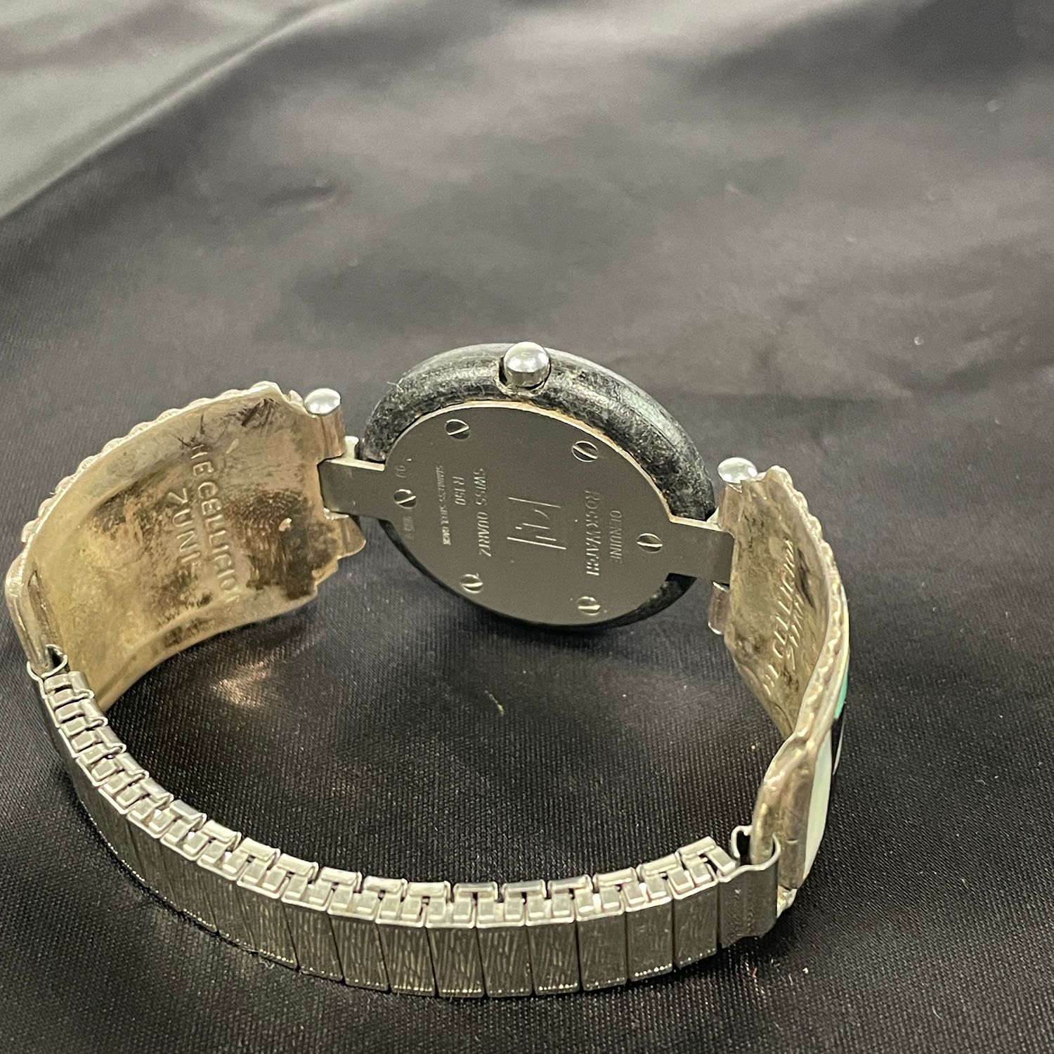 Tissot Rockwatch P150 Swiss Quartz Watch Inlay Band Vintage - Image 6