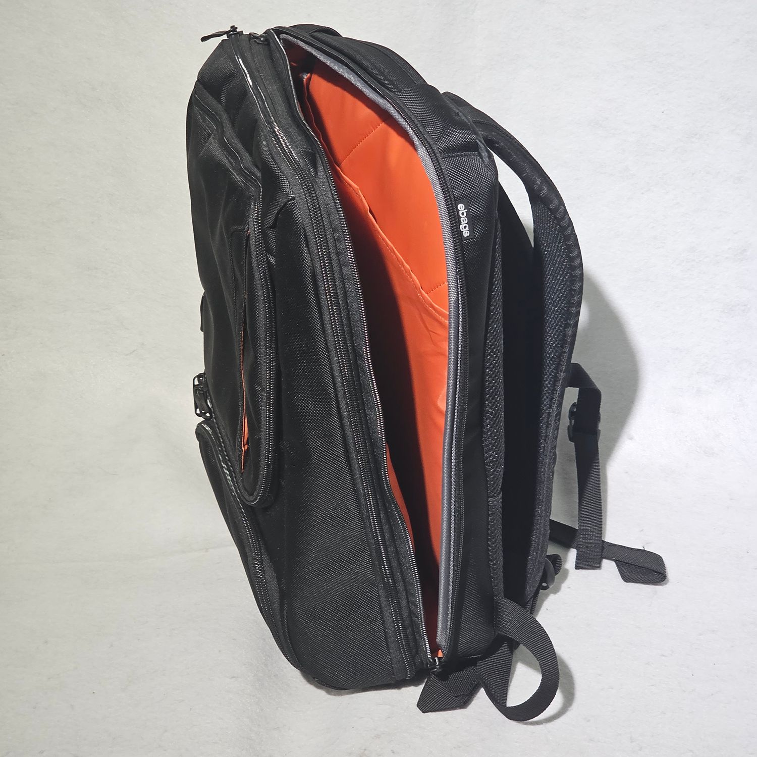 eBags Pro Slim Weekender Backpack Black Travel Laptop Bag - Image 7