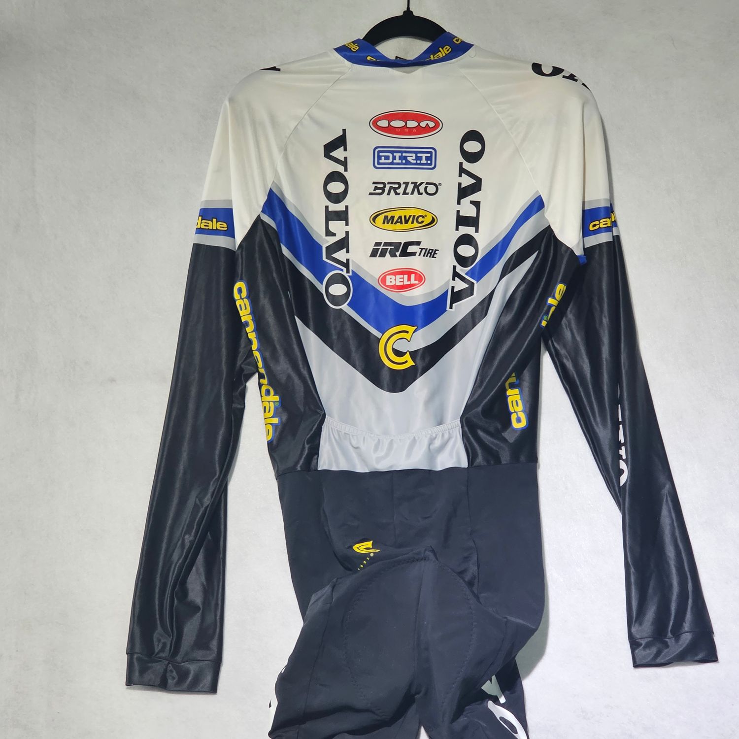 Volvo Cannondale Team Cycling Skinsuit XL Briko Mavic Vintage USA - Image 11
