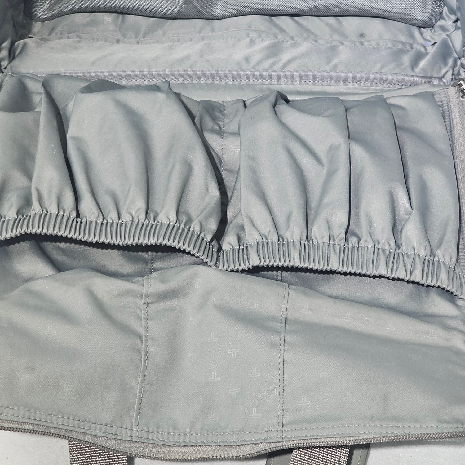 TUMI Gray Rolling Carry-On Travel Bag with Telescopic Handle - Image 13