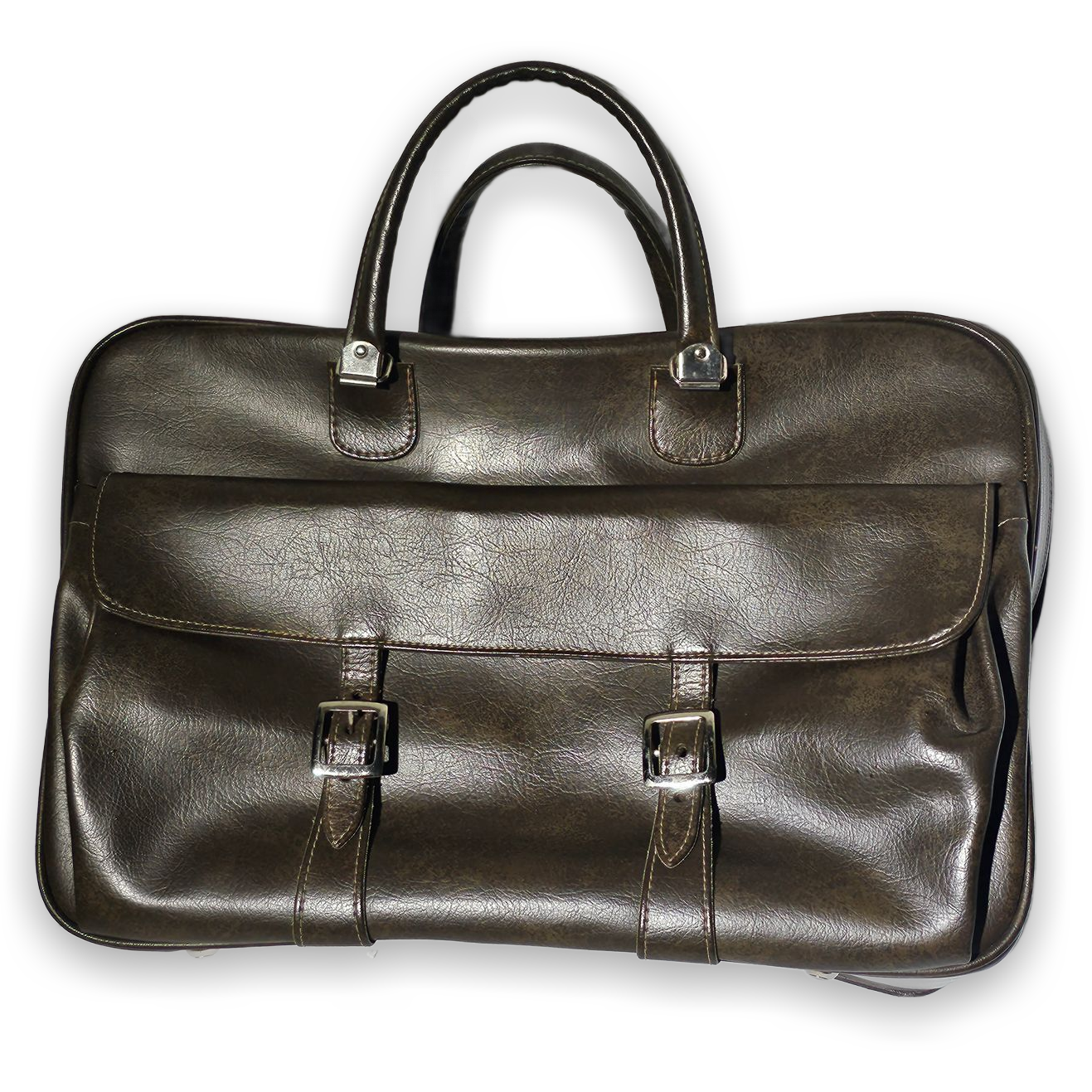 Samsonite Royal Traveller Vintage Brown Leather Briefcase Laptop Bag