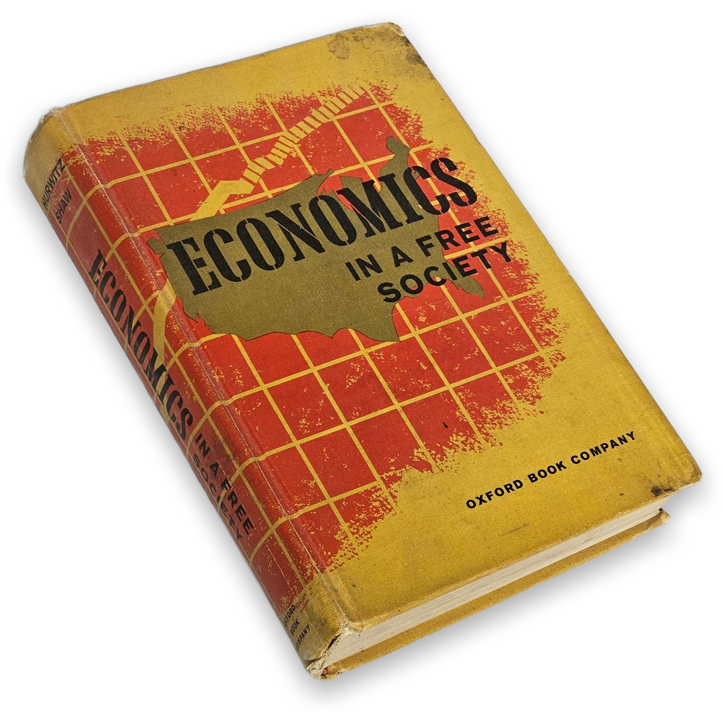 Economics in a Free Society by Hurwitz & Shaw Vintage 1960s Textbook