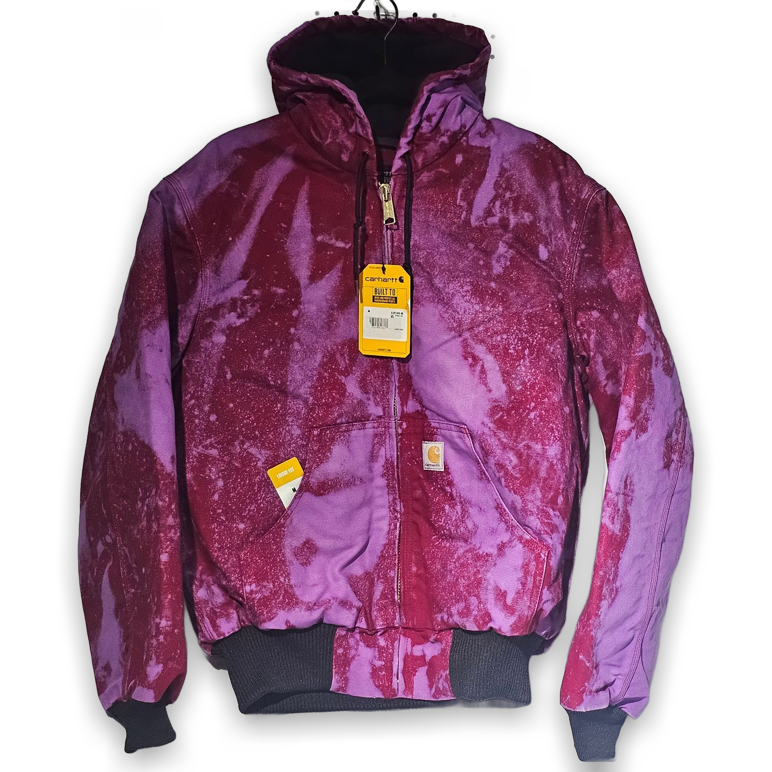Carhartt Men's Medium Loose Fit J140 Firm Duck Insulated Flannel Lined Jacket