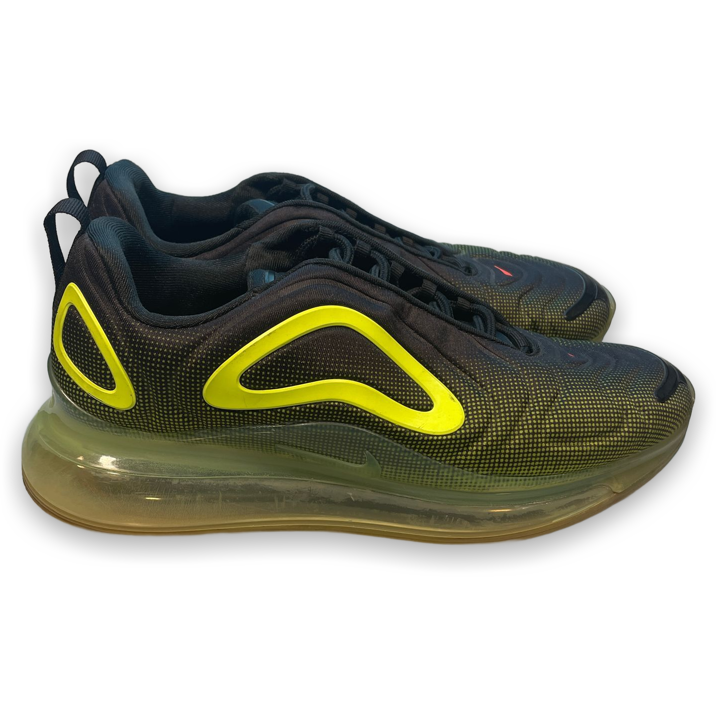 Nike Air Max 720 Black Volt Men's Size 9 Running Shoes AO2924-008