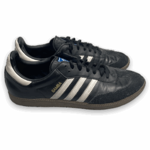 Adidas Samba Classic Black White Leather Soccer Shoes Men's US 10