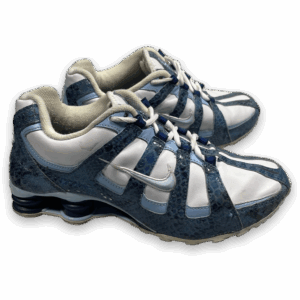 Nike Shox Turbo Snakeskin Ice Blue Women's Running Shoes Size 9.5 US