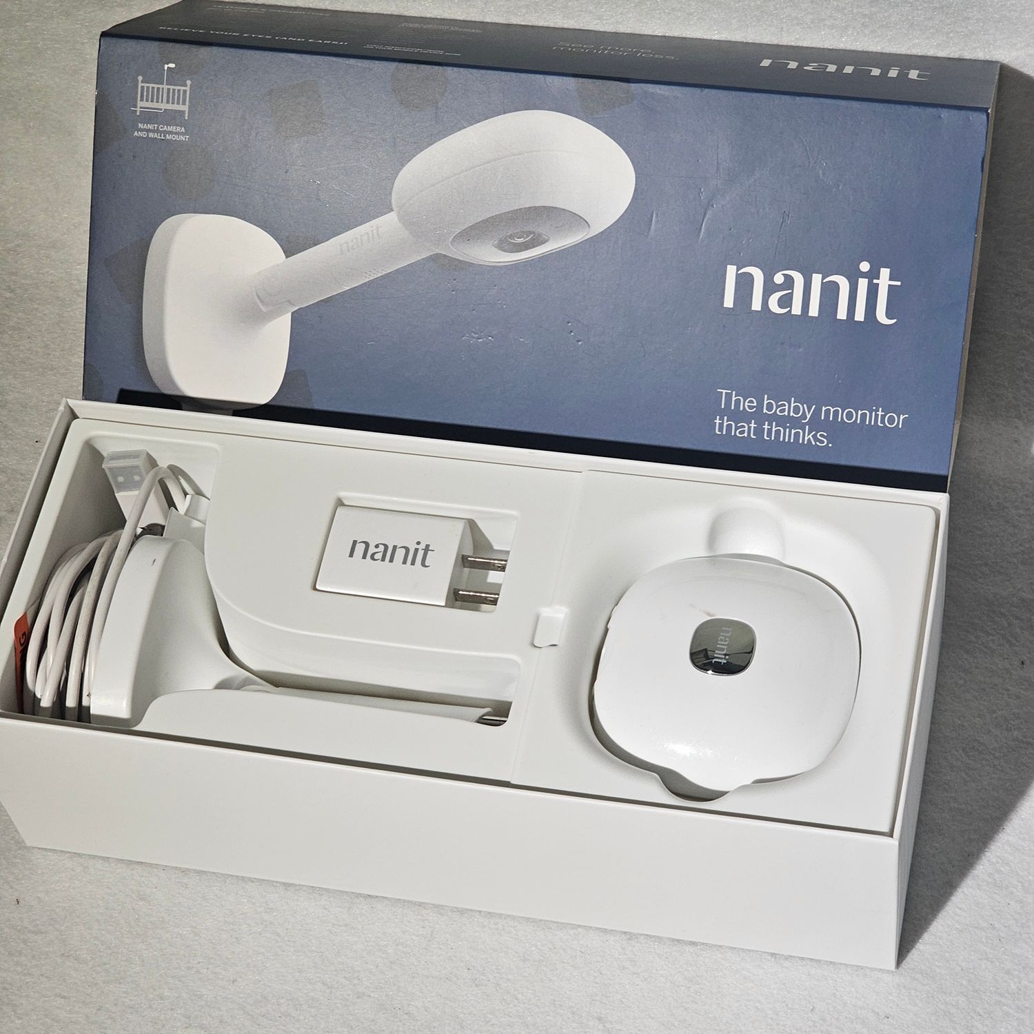 Nanit Smart Baby Monitor Camera with Wall Mount and USB Charger - Image 2