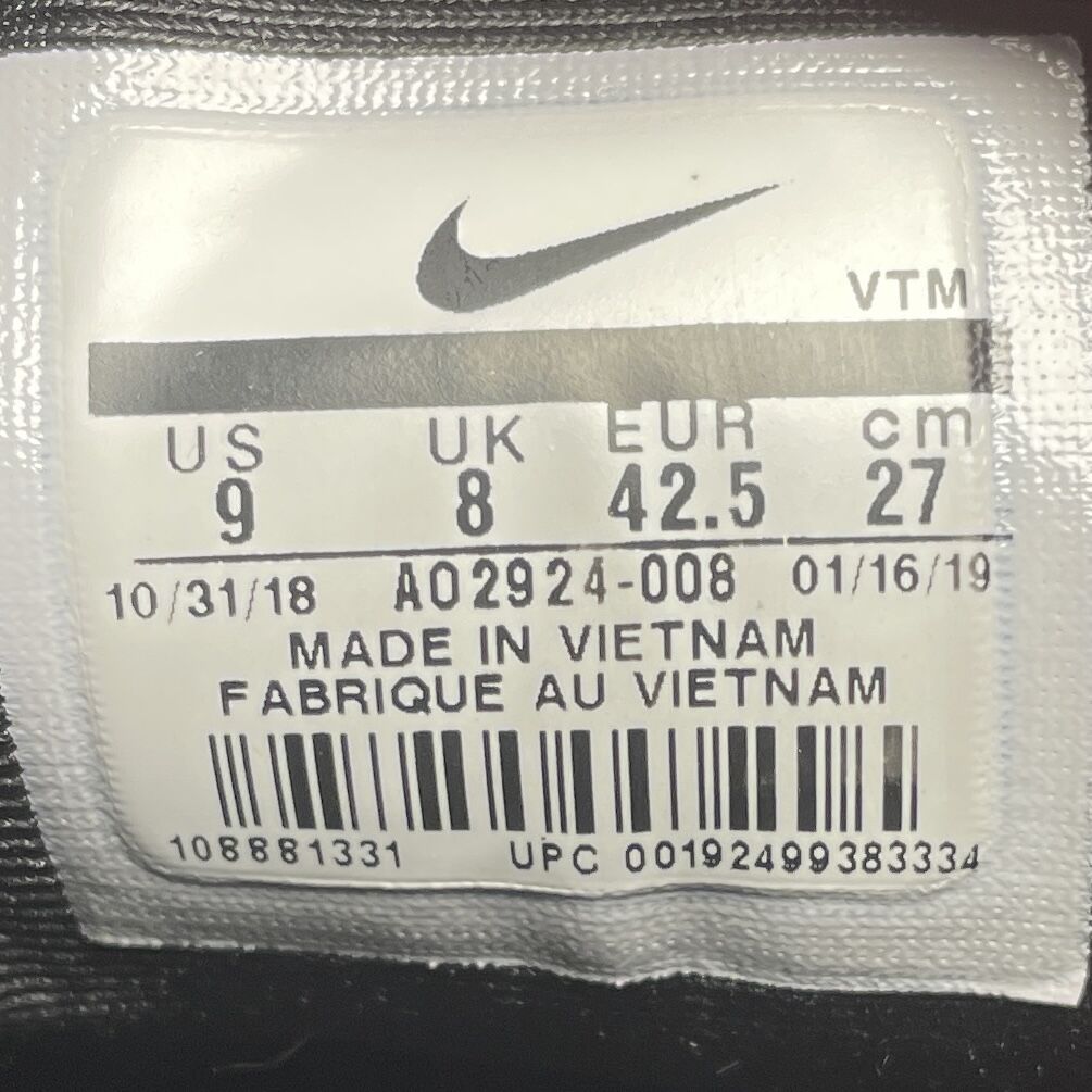 Nike Air Max 720 Black Volt Men's Size 9 Running Shoes AO2924-008 - Image 2