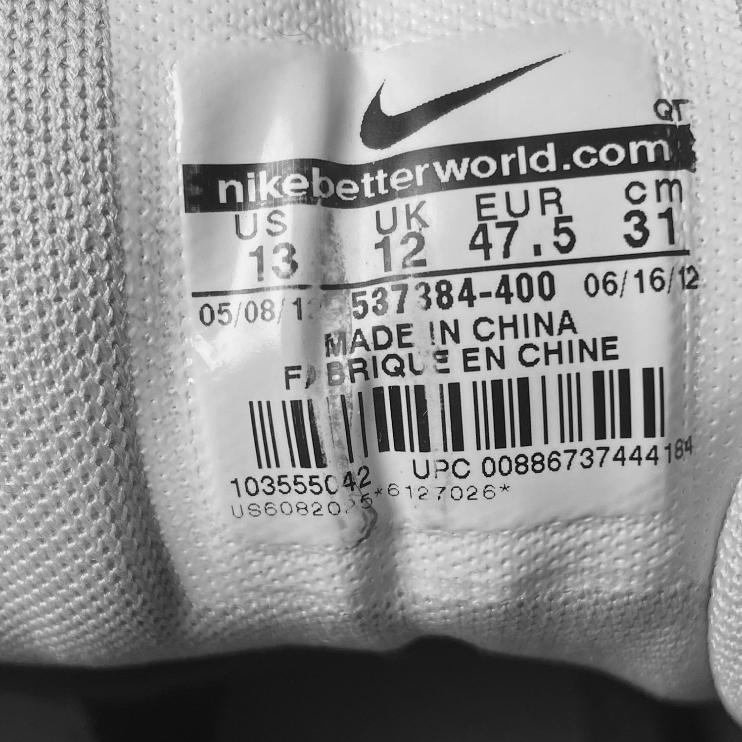 Nike Air Max 90 Navy Cream Men's Size 13 Sneakers 537384-400 - Image 2