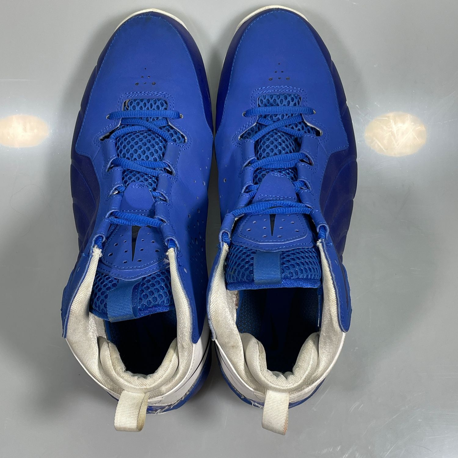 Nike Air Max Wavy Men's Basketball Shoes Royal Blue Black White Size 11.5 - Image 2