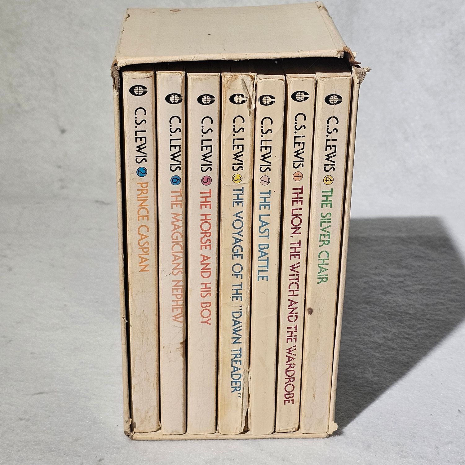 C.S. Lewis The Chronicles of Narnia Complete 7 Book Set Vintage Paperback - Image 3