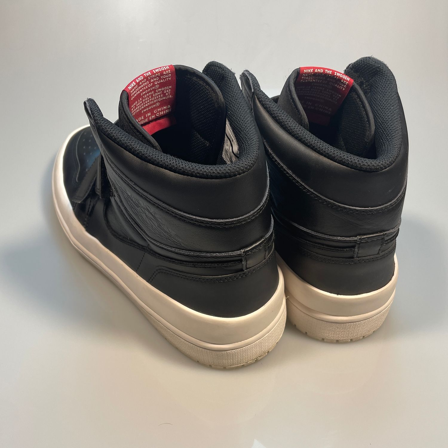 Nike Air Jordan 1 Retro High Double Strap Black Sail Men's Size 15 AQ7924-001 - Image 4