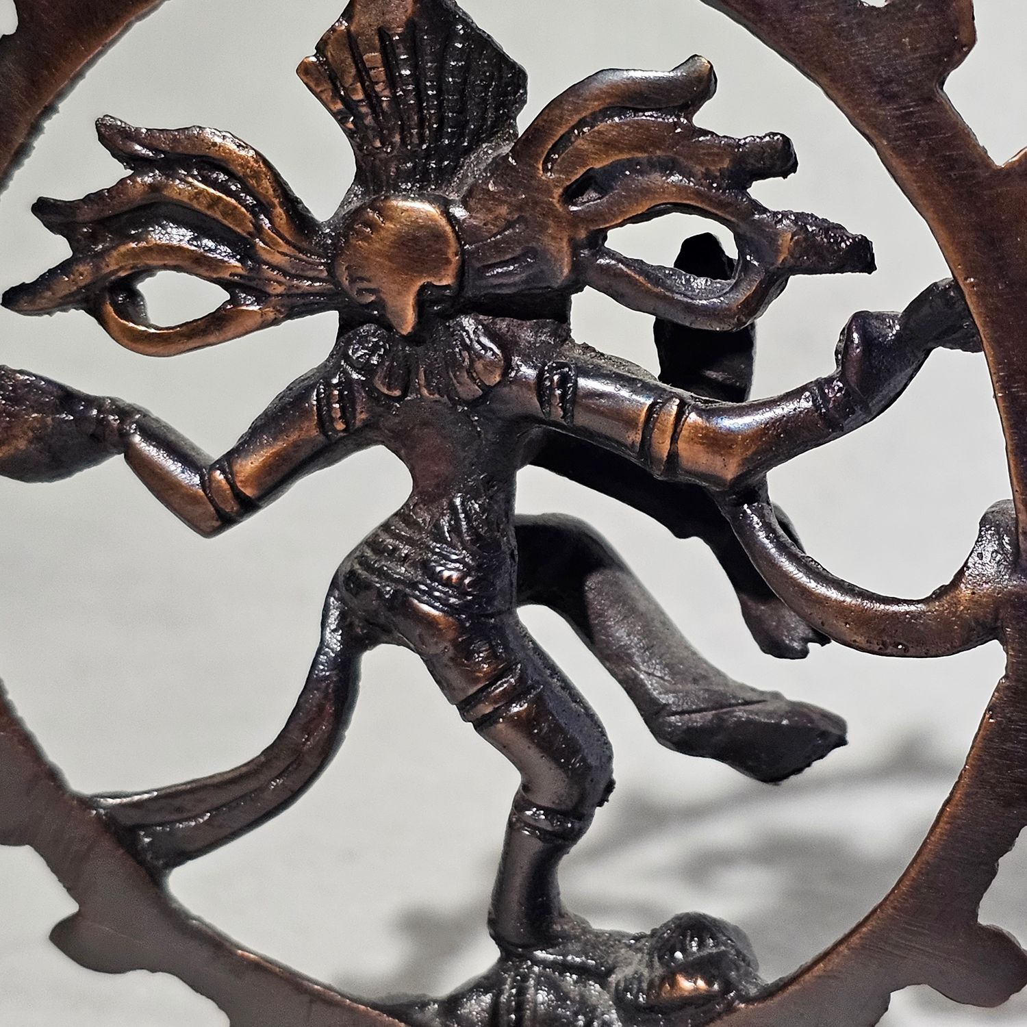 Bronze Nataraja Shiva Dancing Statue Hindu God Figurine Sculpture - Image 4
