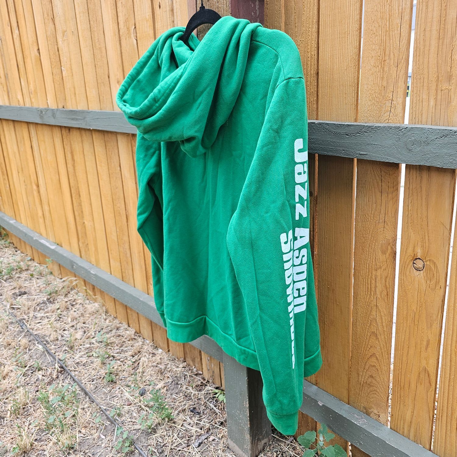 Aviator Nation Aspen Jazz Festival 2021 Green Hoodie XL - Image 4