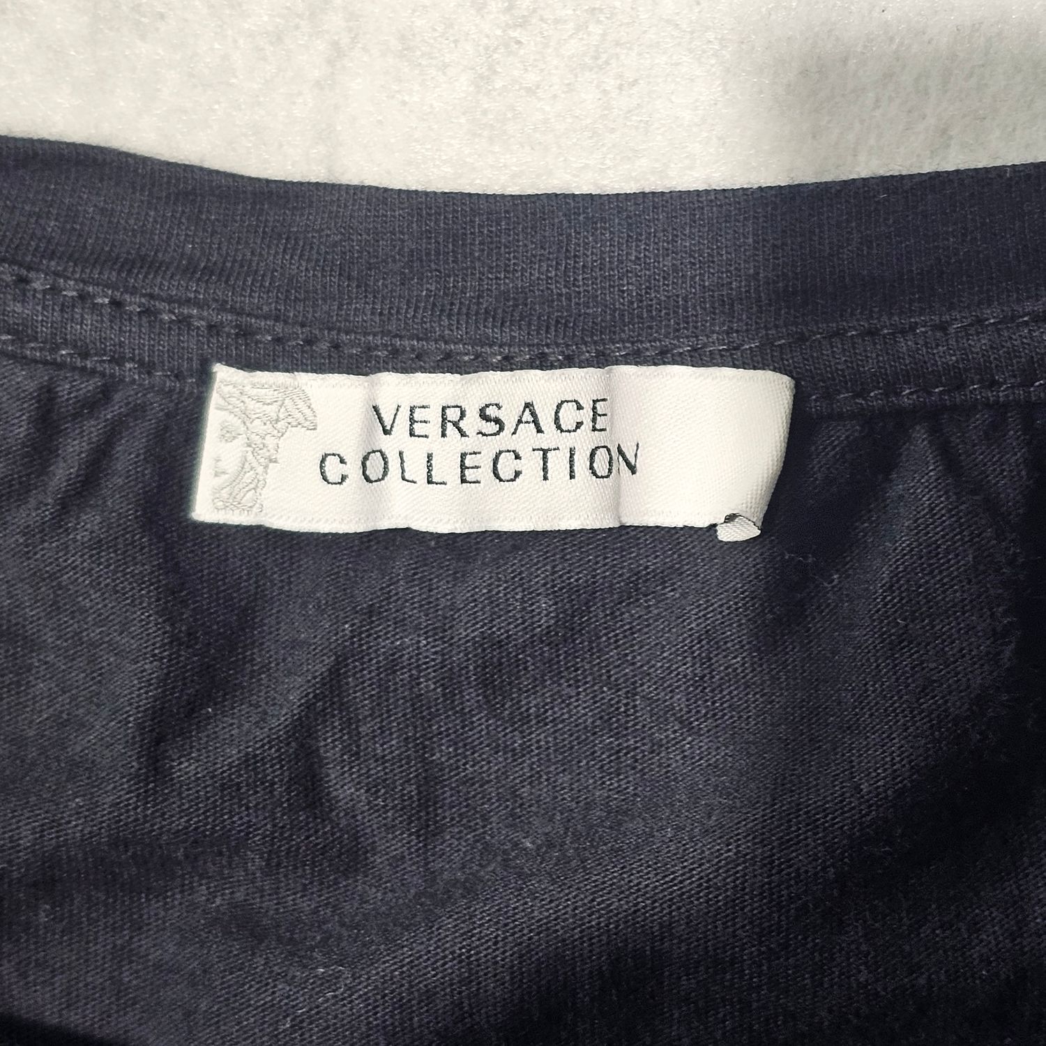 Versace Collection Men's XL Graphic Print Black T-Shirt - Image 4