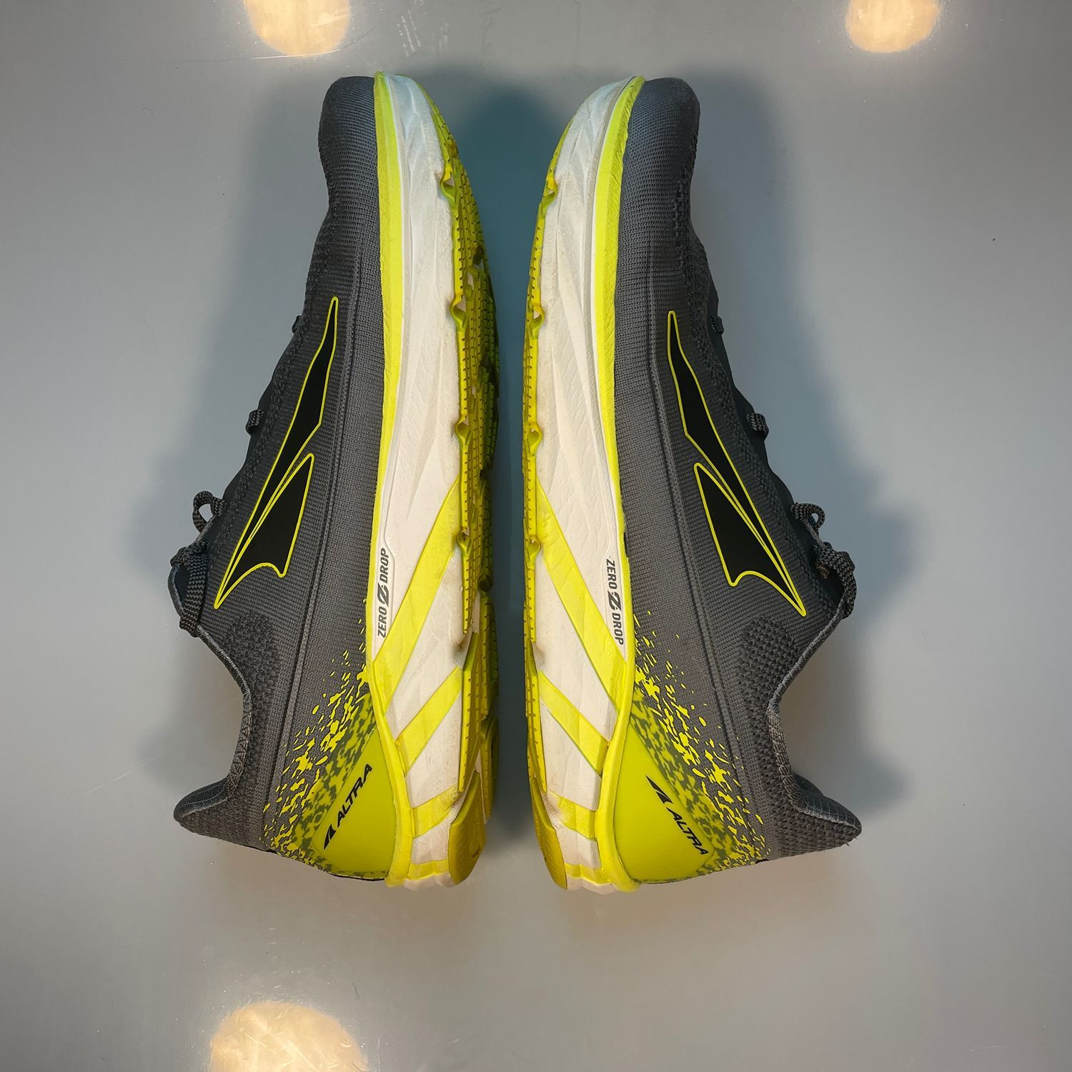 Altra Torin 4.0 Men's Running Shoes US 11.5 Gray Yellow Zero Drop - Image 4