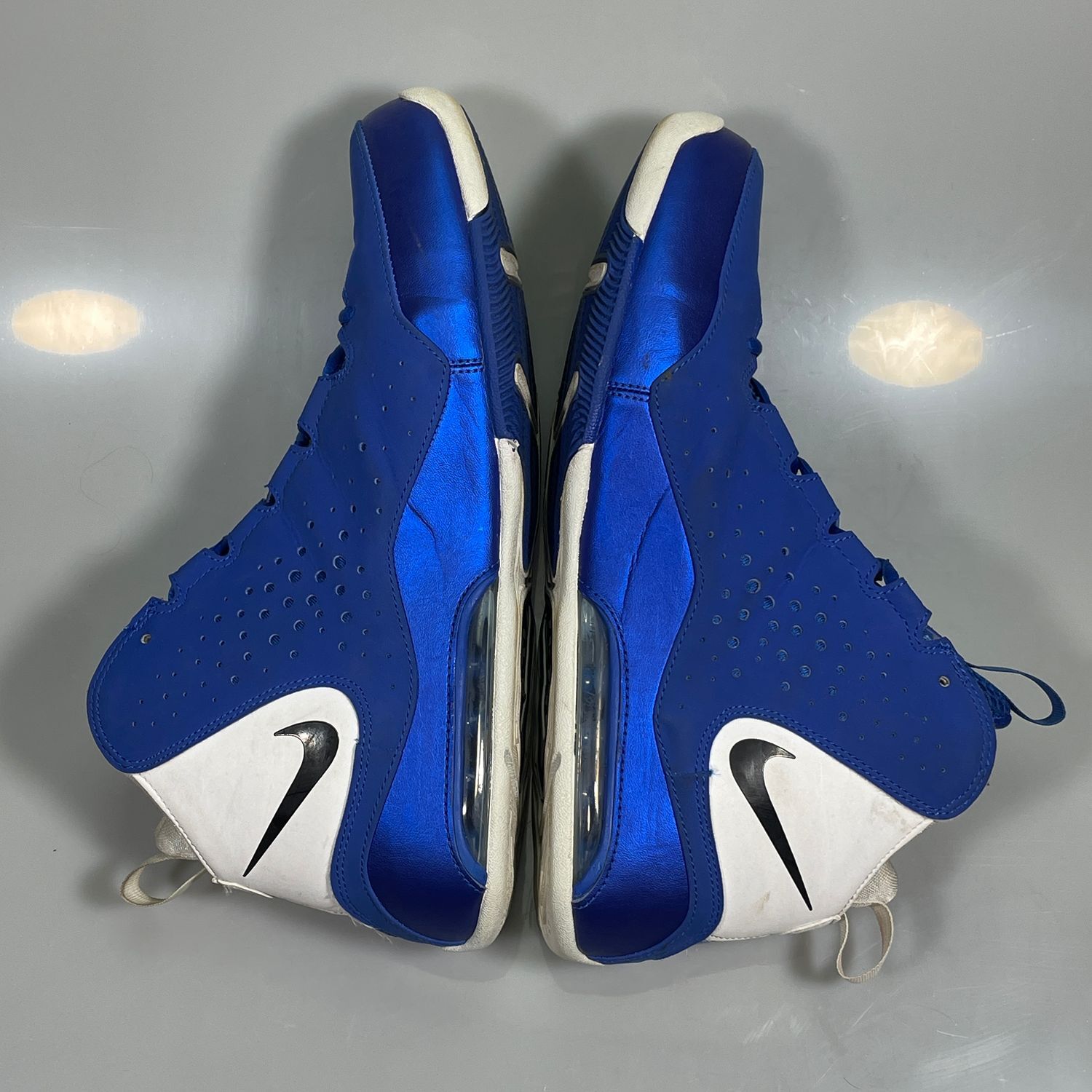 Nike Air Max Wavy Men's Basketball Shoes Royal Blue Black White Size 11.5 - Image 4