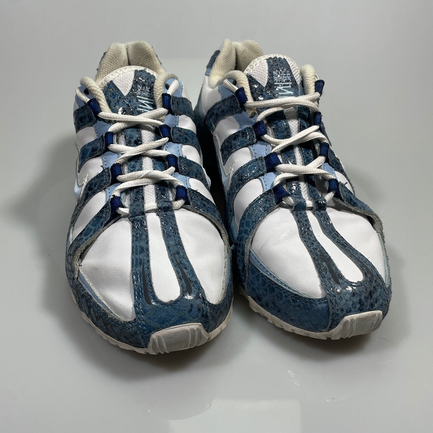 Nike Shox Turbo Snakeskin Ice Blue Women's Running Shoes Size 9.5 US - Image 5