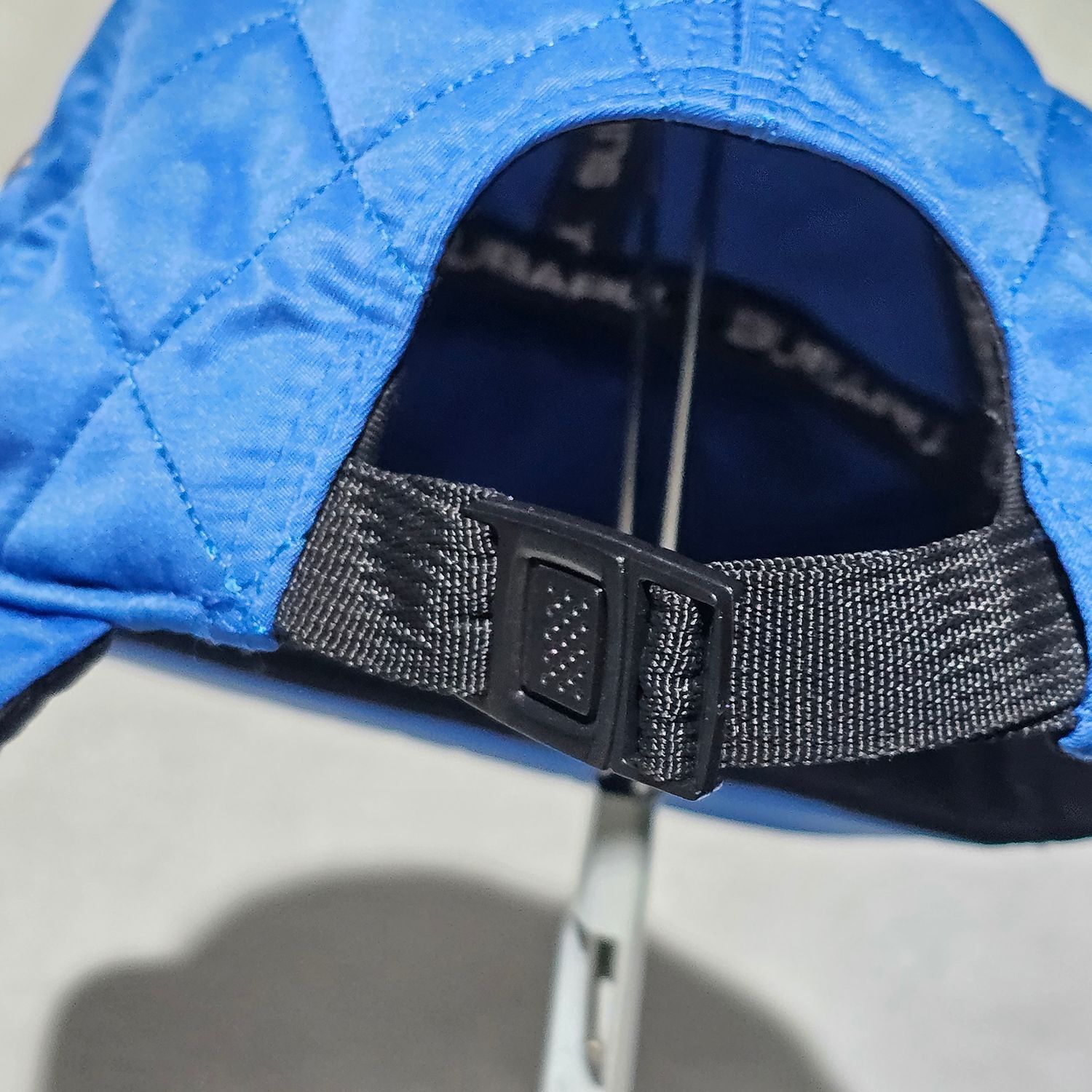 Subaru Wilderness Blue Quilted Nylon Baseball Cap with Ear Flaps - Image 6