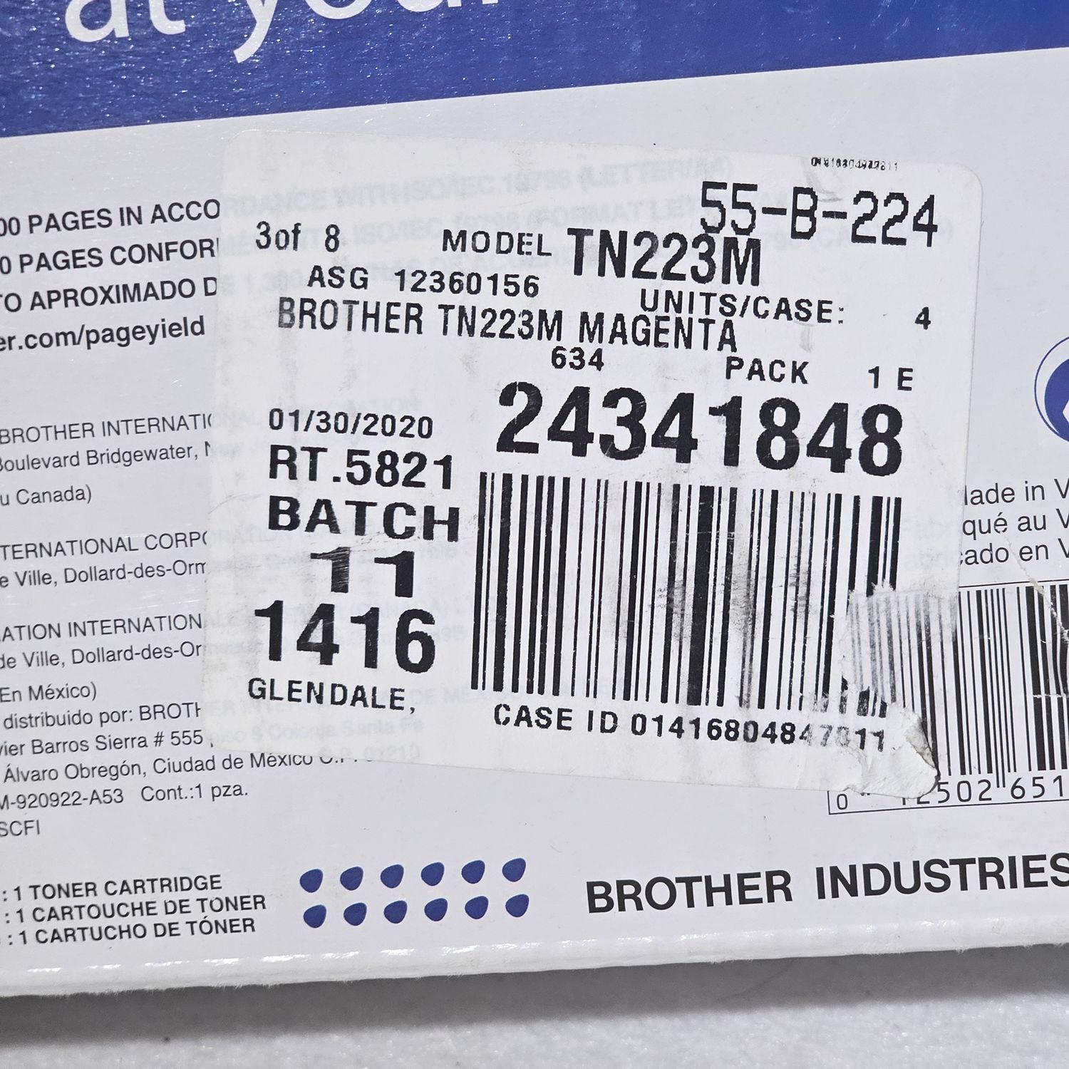 Brother TN-223M Magenta Genuine Toner Cartridge HL-L3210CW L3270CDW - Image 6